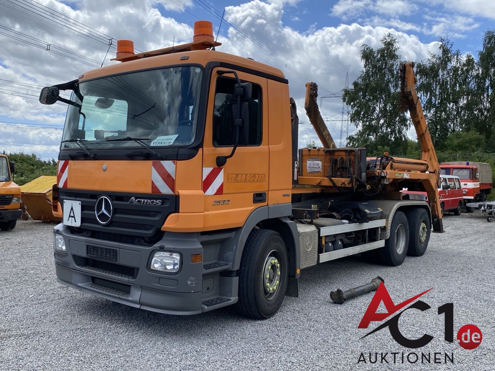 MB Actros 2532 L 6x2 Wechselfahrgestell inkl. 2x Wechselaufbau Abrollkipper/Absetzkipper